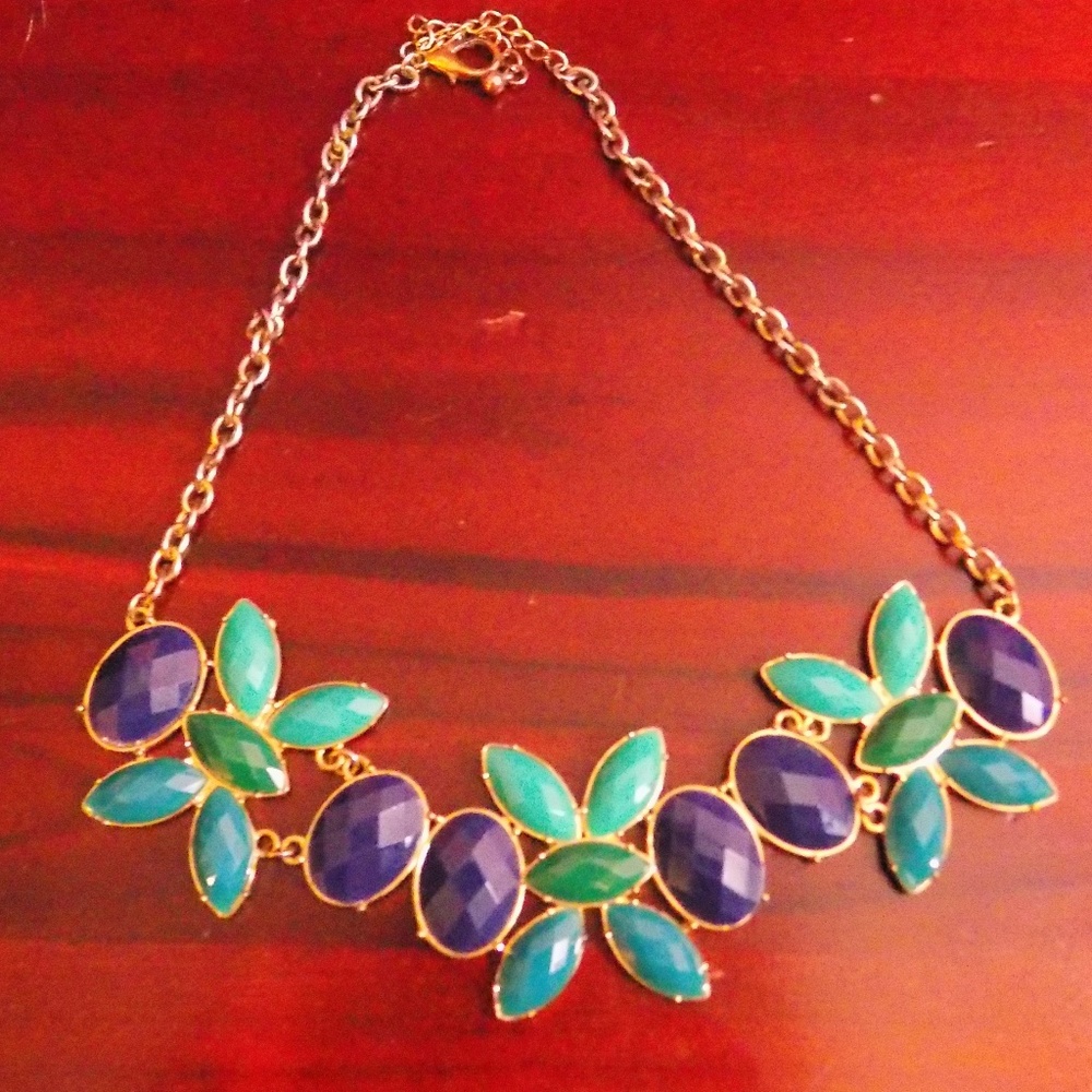 Floral Bib Necklace